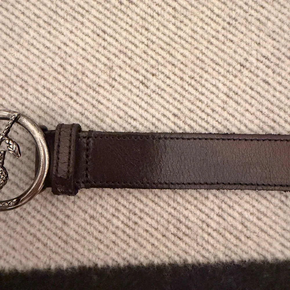 Saint Laurent Logo Belt